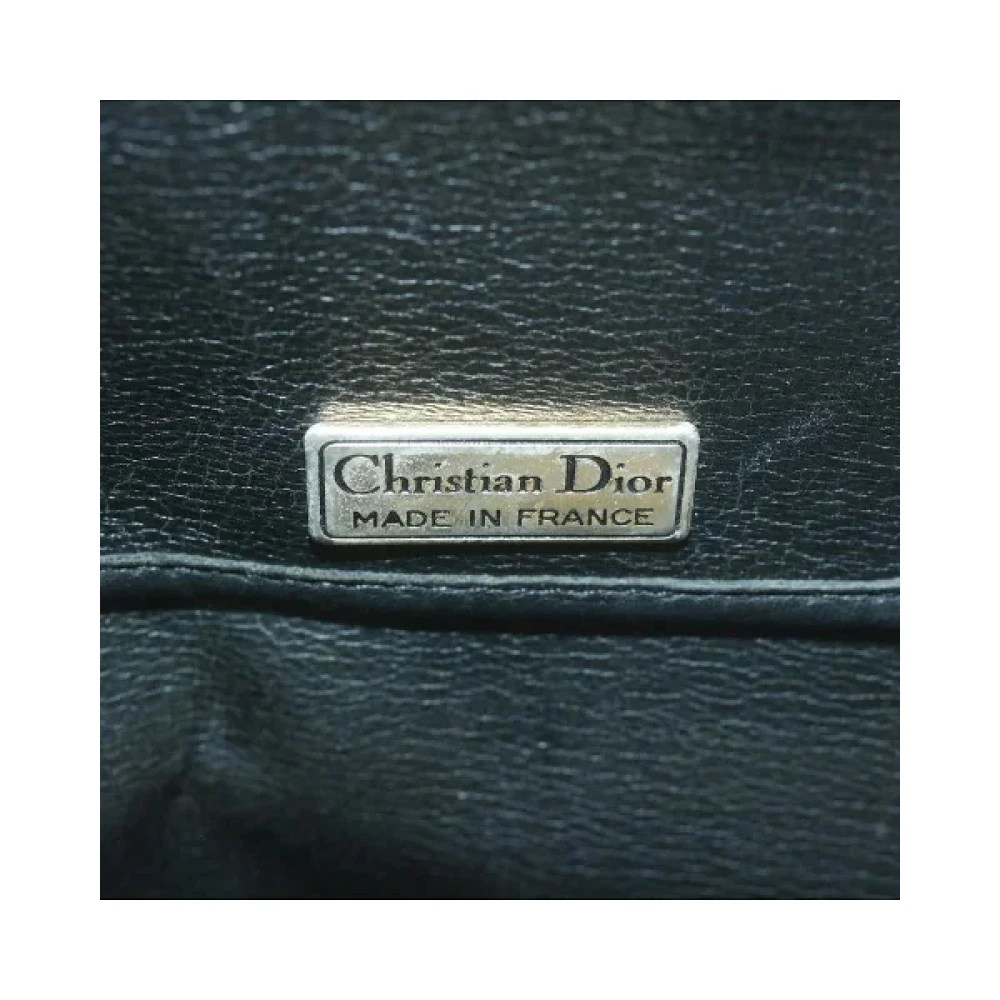 Dior Vintage Pre-owned Leather dior-bags Black Dames