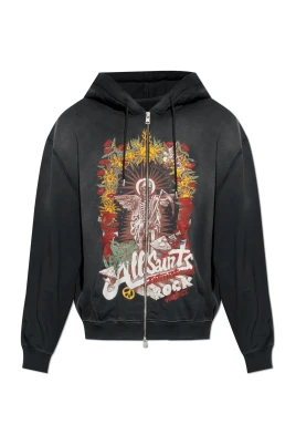 Roque Zip Up Graphic Hoodie