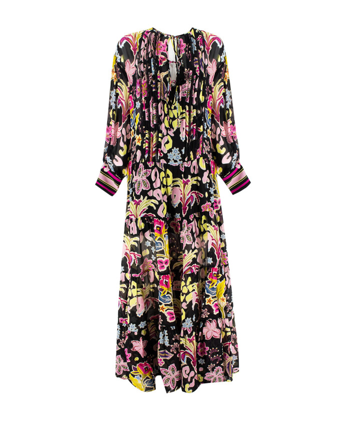 robe-longue-imprimee-a-fleurs-avec-dentelle