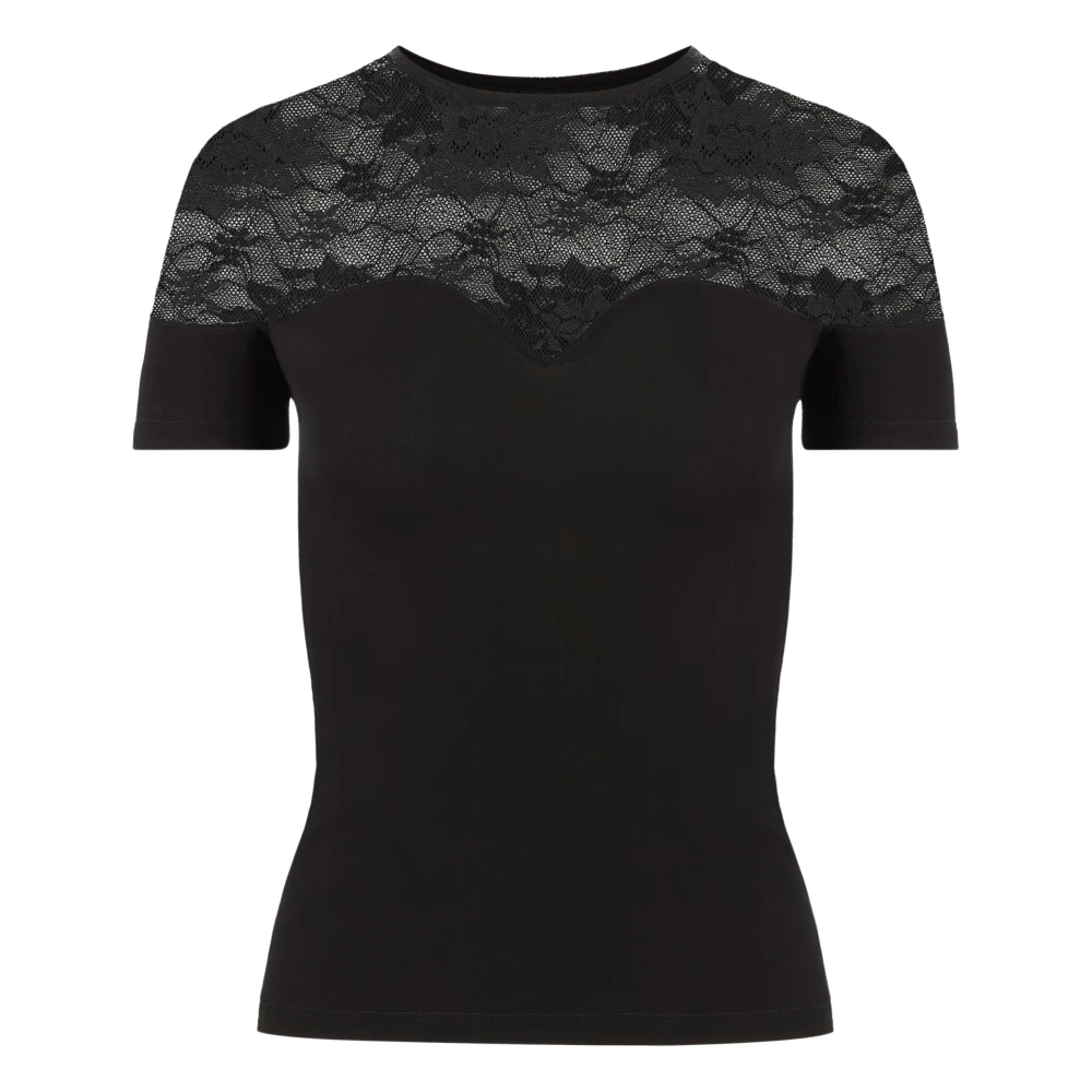 Nina Ricci TOP MET Kant Black Dames
