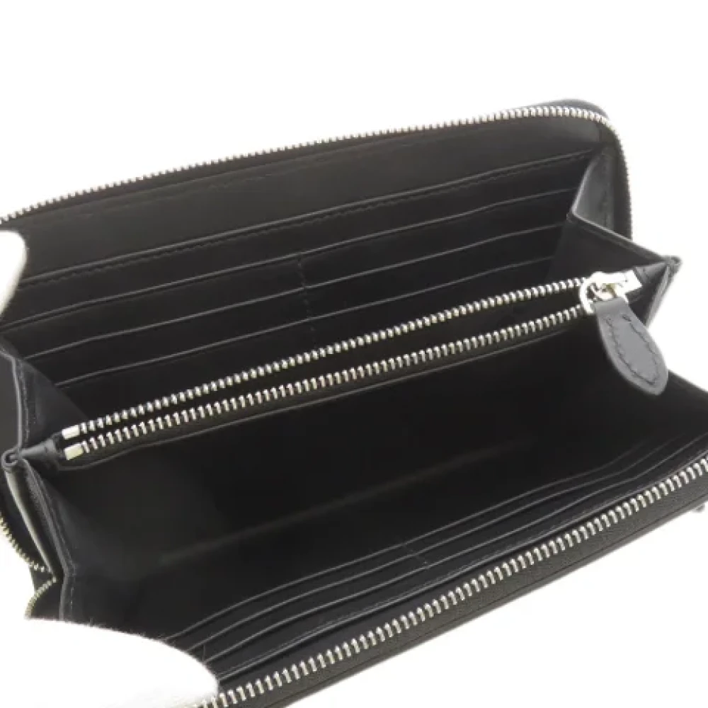 Burberry Vintage Pre-owned Leather wallets Black Dames
