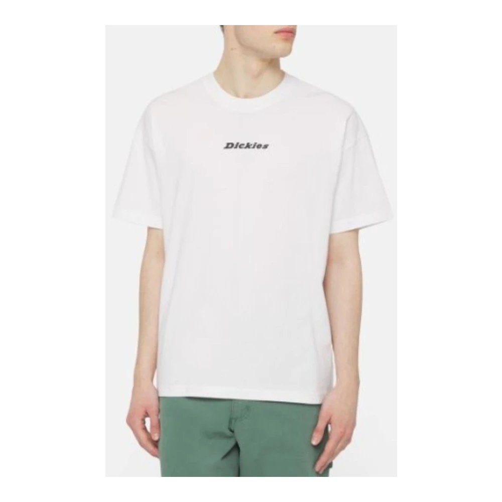 Dickies Witte Enterprise Tee voor Mannen White Heren