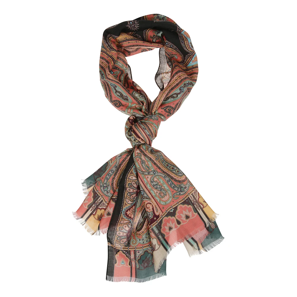 ETRO Boheme Zijden Sjaal Multicolor Dames