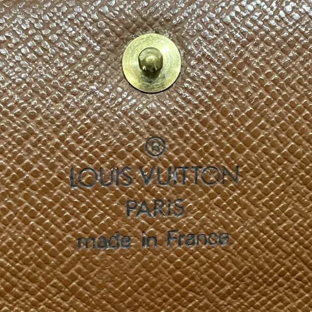 Louis Vuitton Vintage Pre-owned Canvas wallets Brown Dames
