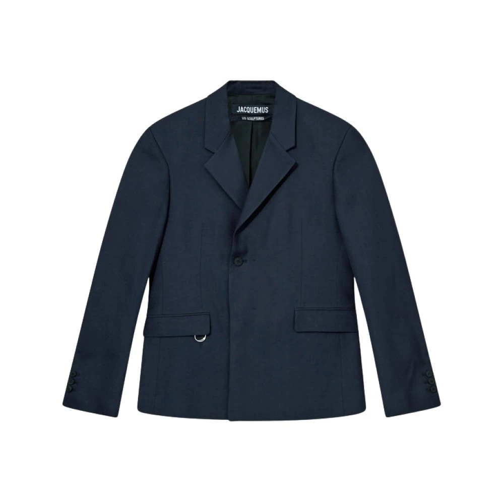 Jacquemus Stijlvolle Jas voor Mannen en Vrouwen Blue Heren