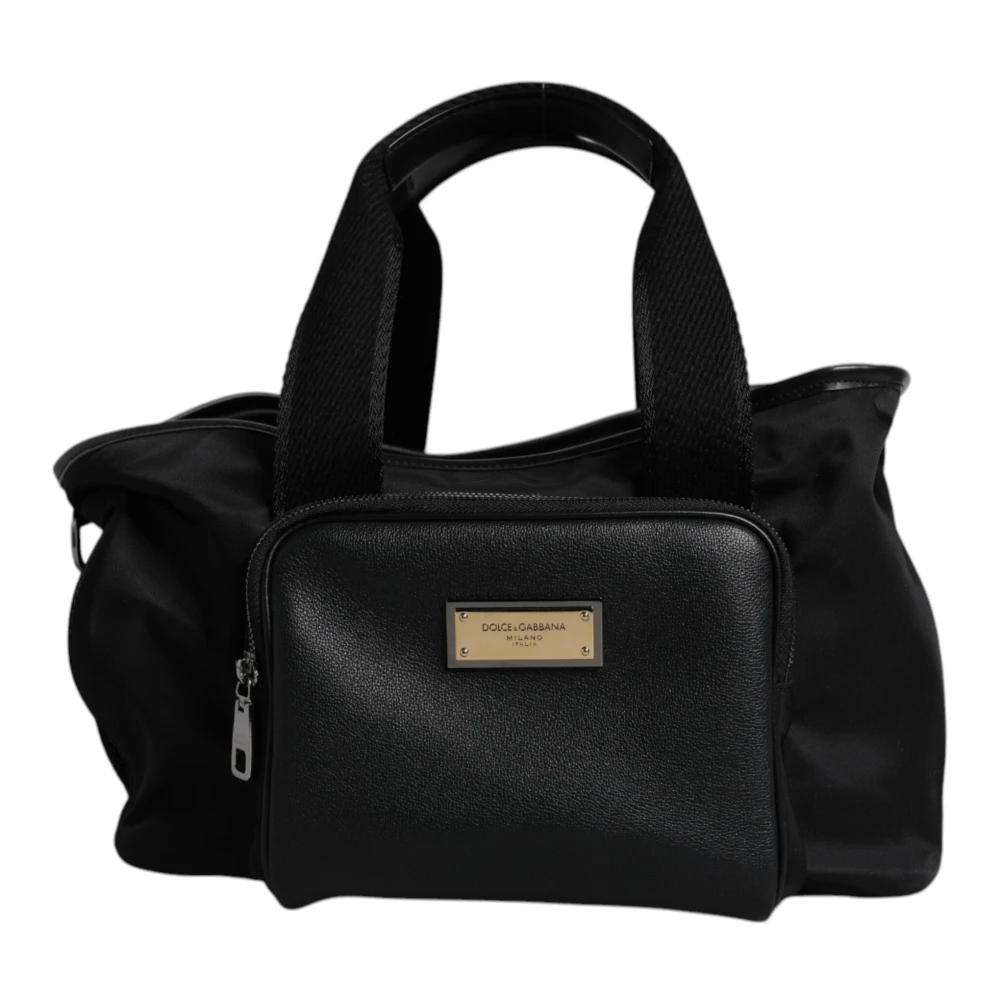 Dolce & Gabbana , Handbags, Female, Black, One Size, Black Shoulder Strap Pet Carry Bag