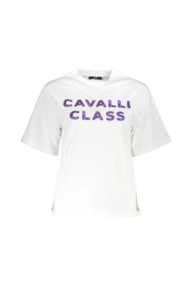 Klassisk bomulls T-shirt med rund hals