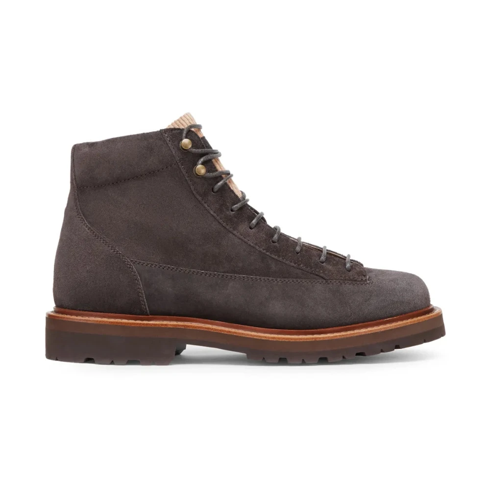 Shoes > Boots > Lace-up Boots - - Brunello Cucinelli - Modalova