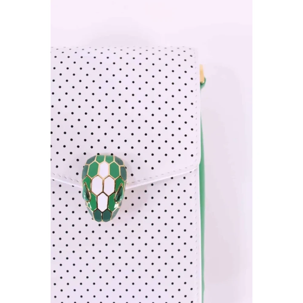 Bvlgari Vintage Pre-owned Leather pouches White Dames