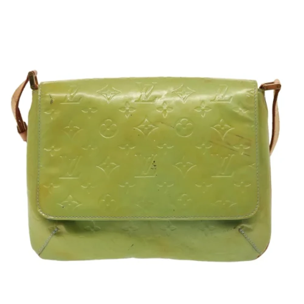 Louis Vuitton Vintage Pre-owned Leather louis-vuitton-bags Green Dames