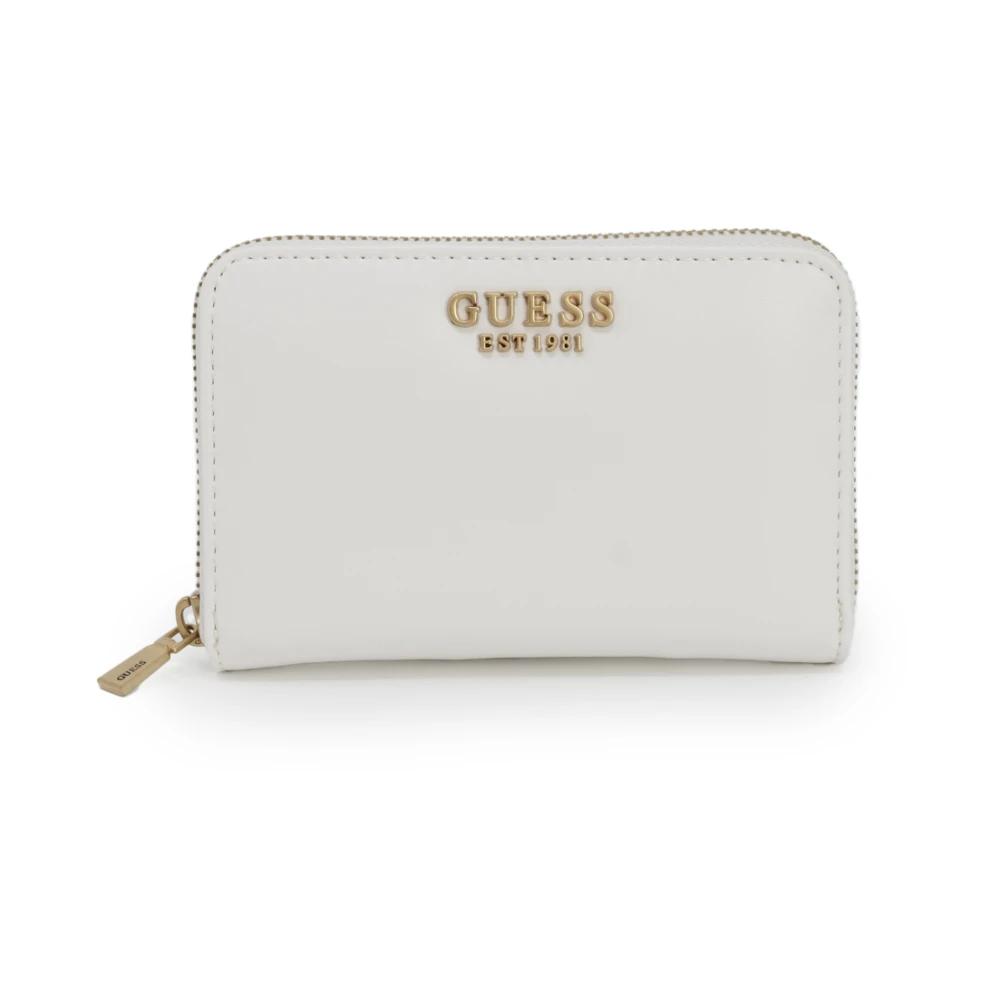 Guess Ritssluiting Portemonnee Herfst Winter Collectie Beige Dames