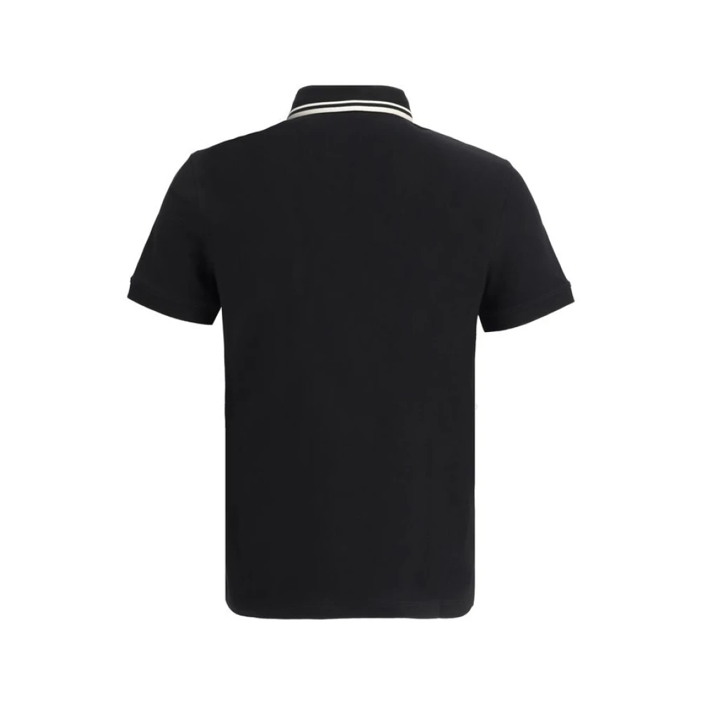 Valentino Katoenen poloshirt met logo Black Heren