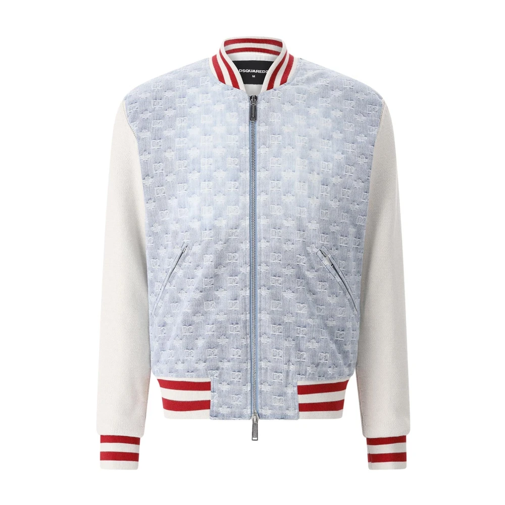 Dsquared2 Men's Multicolor Bomber Jackets, Xl, Bomber Jacket