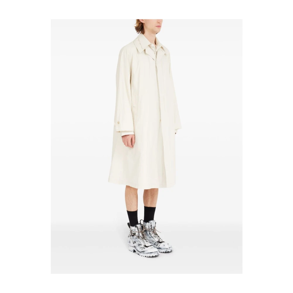 Maison Margiela Witte Winterjassen White Heren