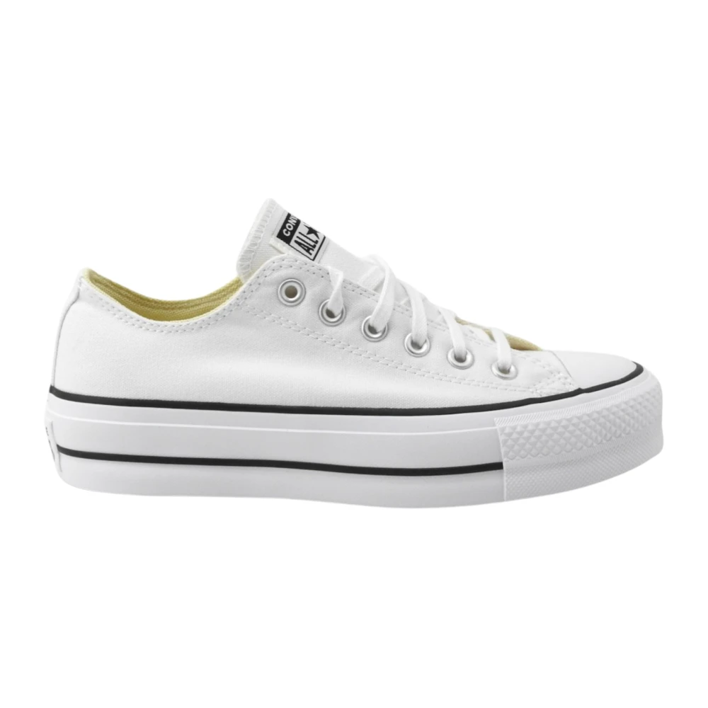Converse Women's White Chuck Taylor All Star Platform Canvas Low Top Shoes in Size 5, Sports Direct - Image 7
