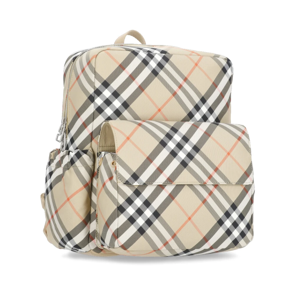 Burberry Kinderrugzak met ruitpatroon Beige Dames