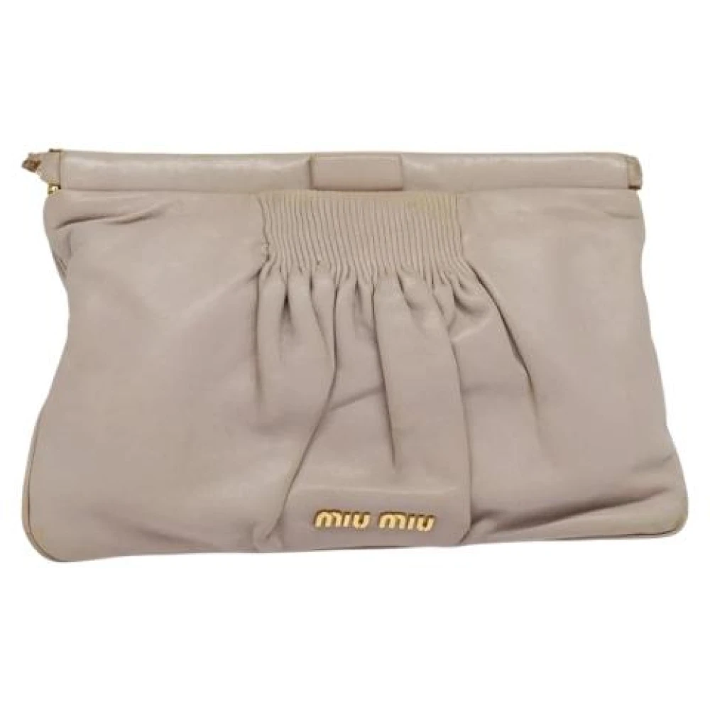 Pre-owned > Pre-owned Bags > Pre-owned Clutches - - Miu Miu Pre-owned - Modalova