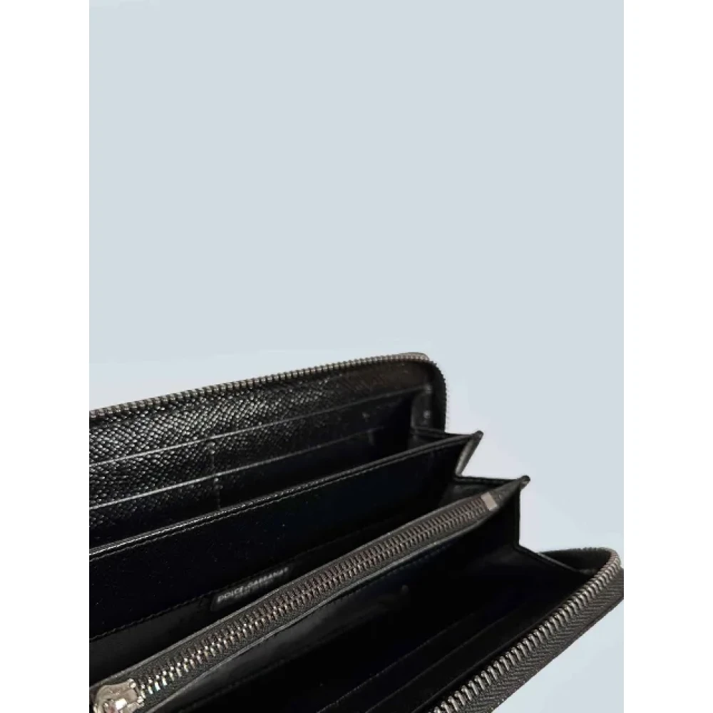Dolce & Gabbana Pre-owned Leather wallets Black Dames