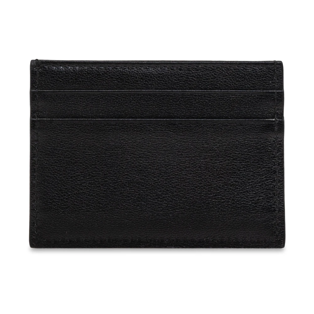 Dolce & Gabbana Leren kaarthouder Black Heren