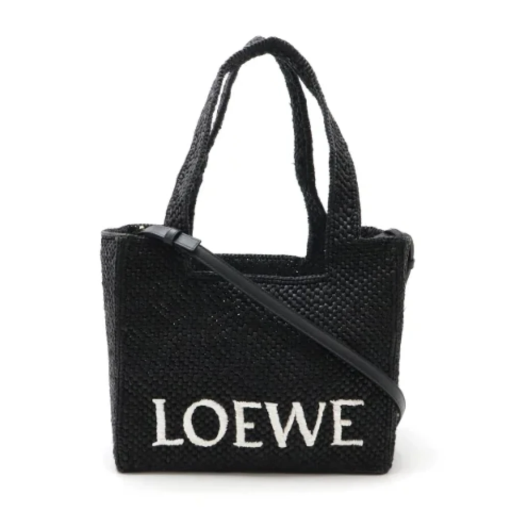 Loewe Pre-owned Fabric handbags Black Dames