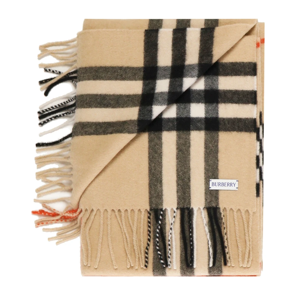 Burberry Geruit Patroon Beige Sjaal Beige Heren