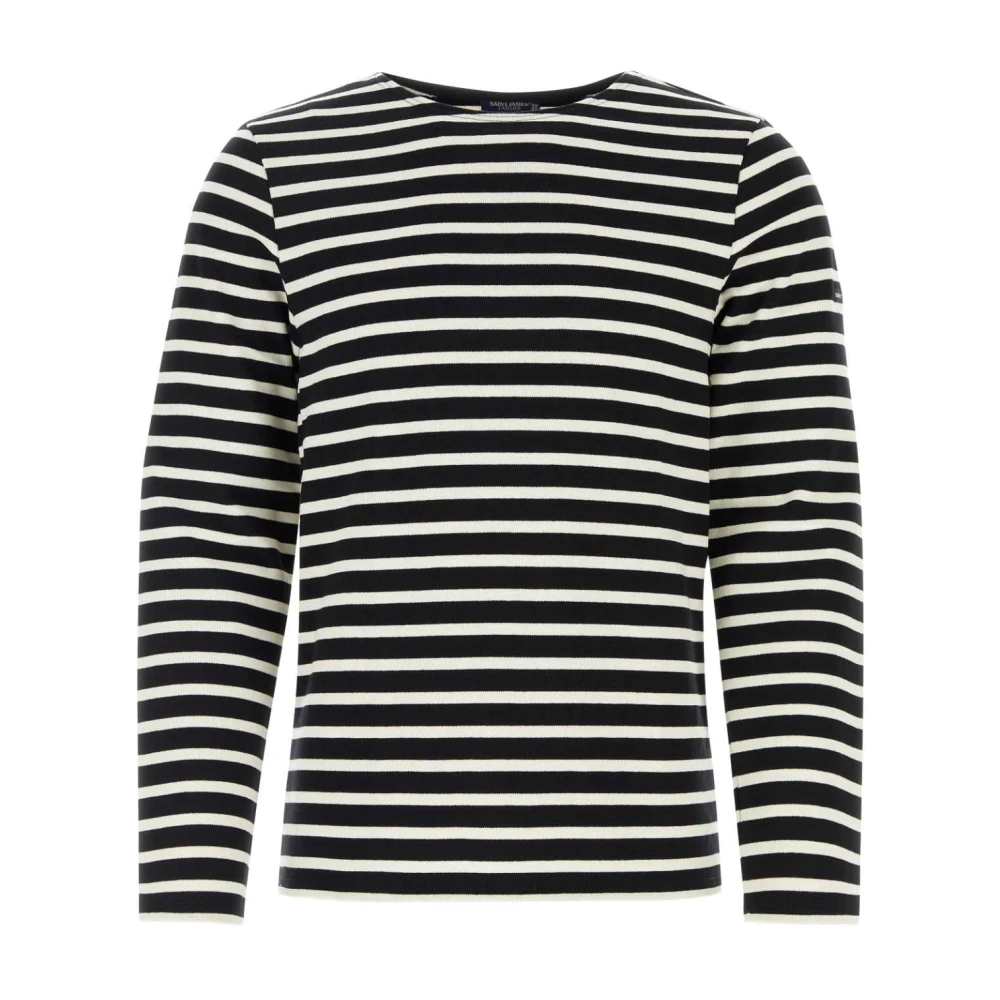 Saint James Long Sleeve Tops Black, Herr