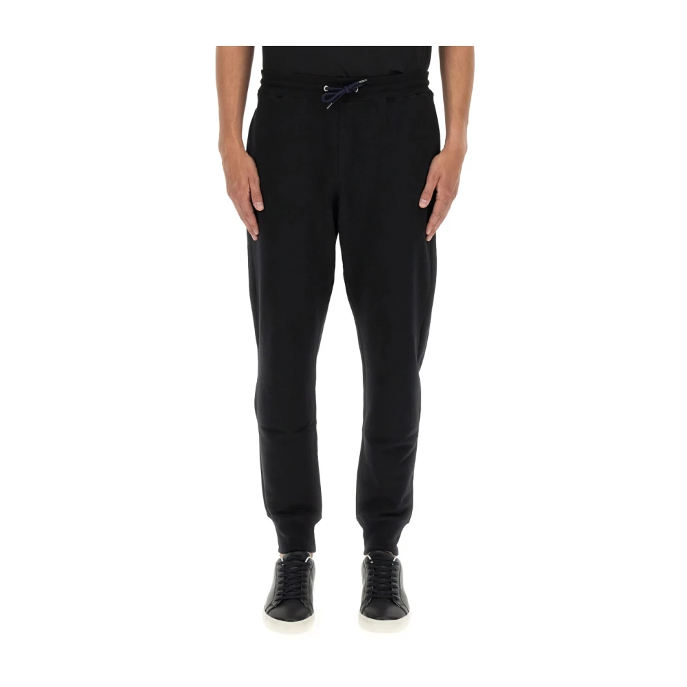 PS By Paul Smith Slim Fit Jogging Sweatpants Black, Herr