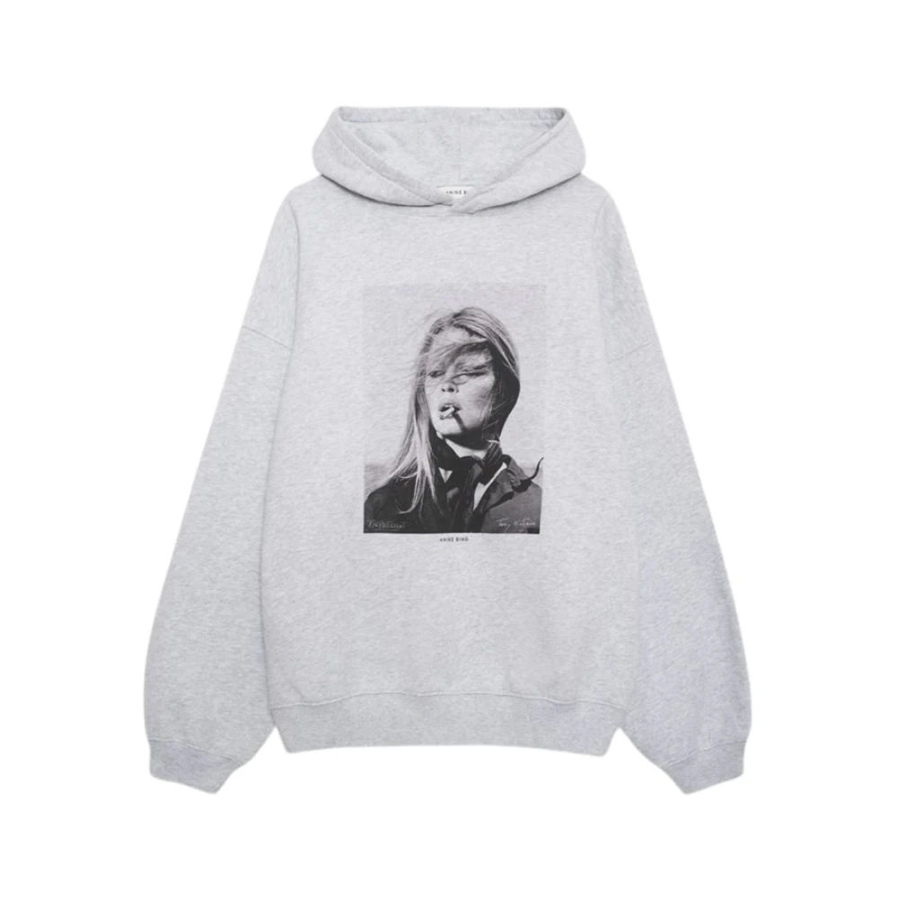 Anine Bing Brigitte Bardot Sweatshirt White Heren