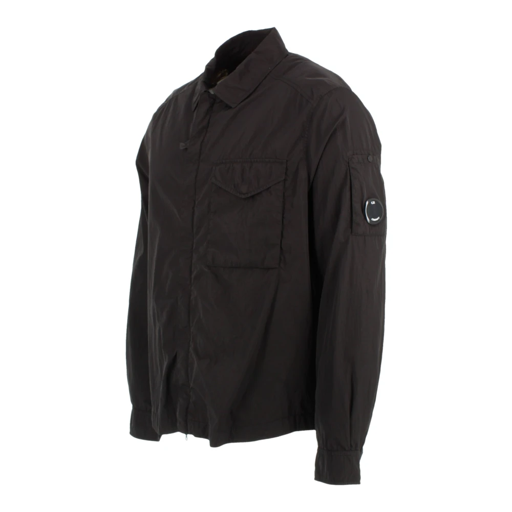C.P. Company Zwarte Overshirt Jassen Black Heren