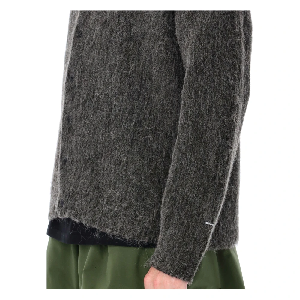 Manastash Houtskool V-hals Vest Gebreide kleding Aw24 Gray Heren