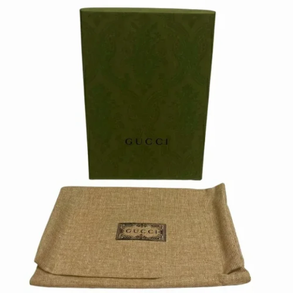 Gucci Vintage Pre-owned Leather wallets Green Dames