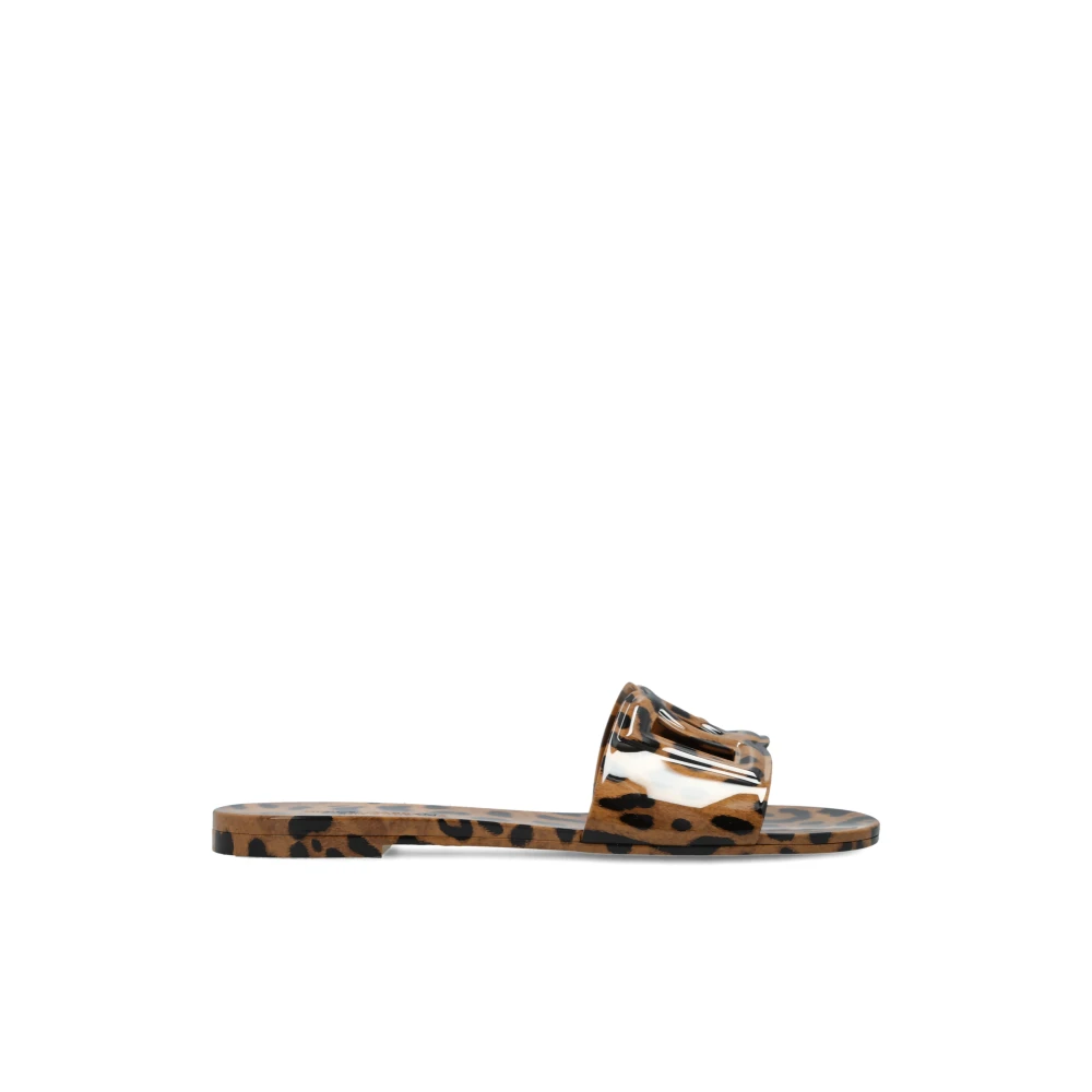 Dolce & Gabbana Vrouw Bruin Schoenen Dames, 38 Eu, Slippers