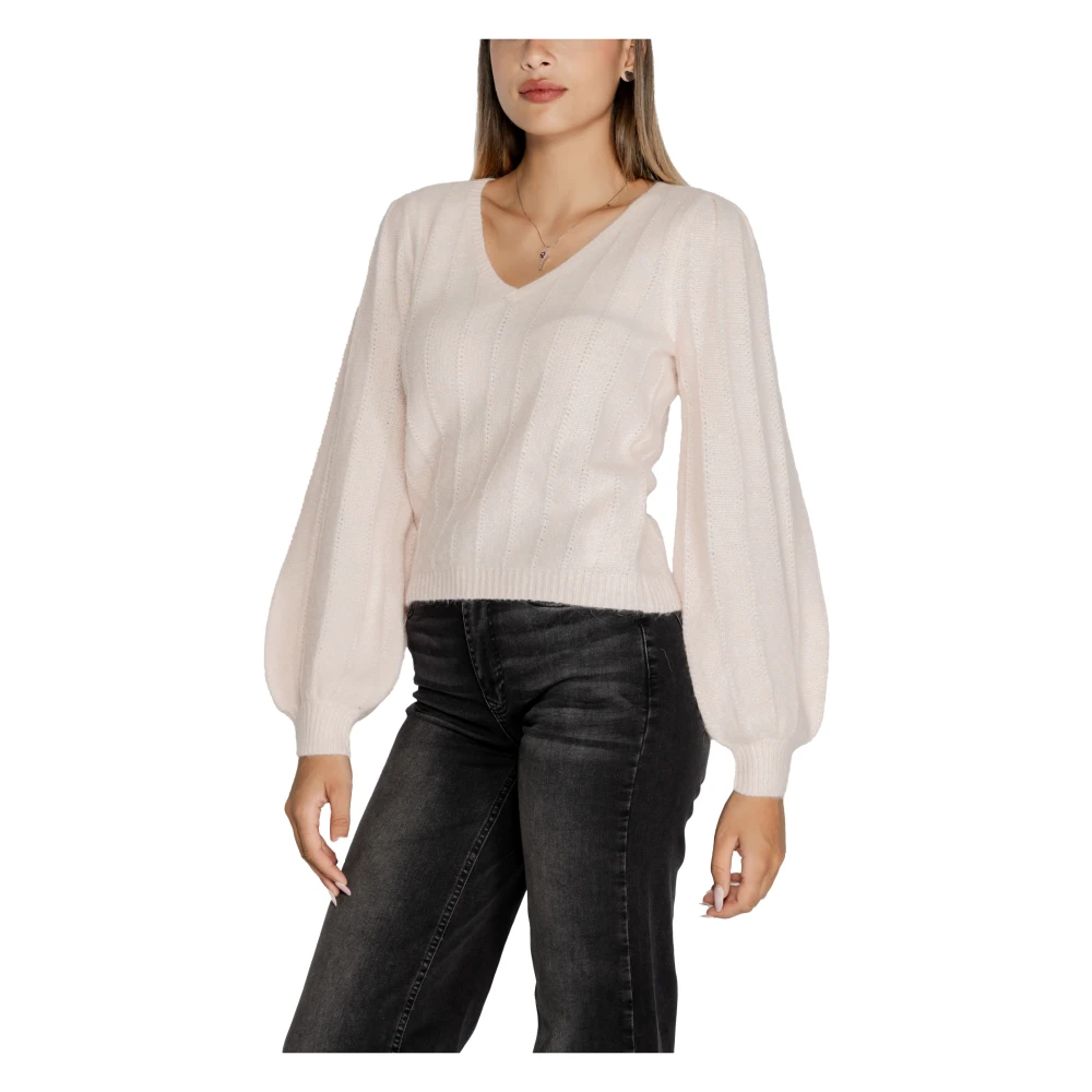 Guess Gestructureerde trui Herfst Winter collectie Pink Dames