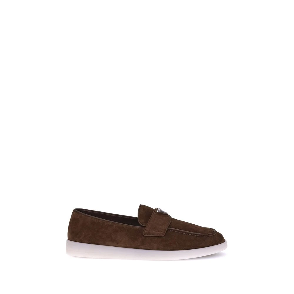 Prada Men's Brown Suede Loafers - Image 3