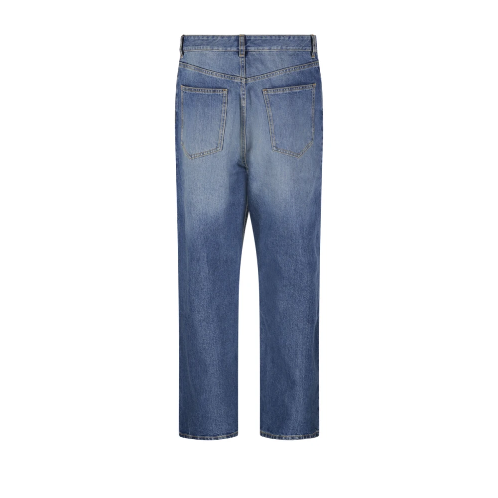 Alaïa Vintage Knit Band Pant Blue Dames