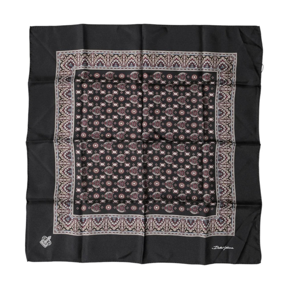 Dolce & Gabbana , Silk Scarves, Female, Multicolor, One Size, Foulard Scarf - Image 3