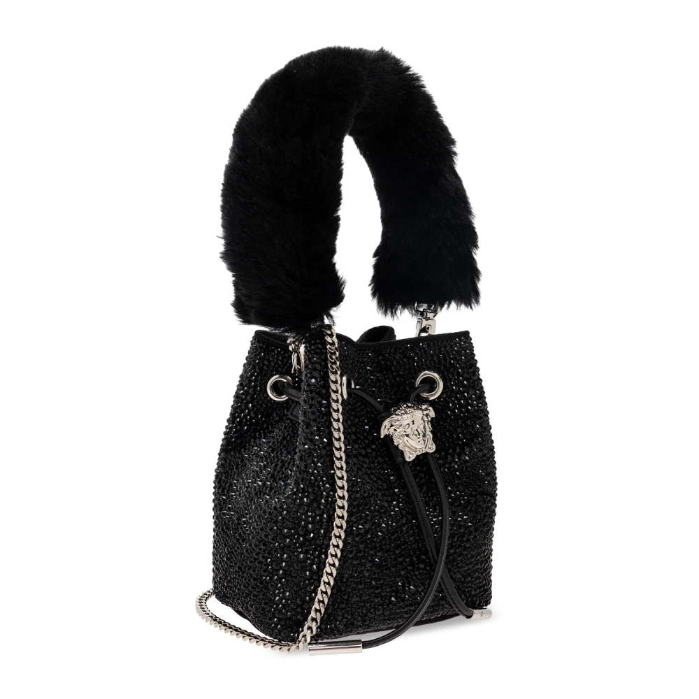 Versace Handtas La Medusa Mini bucket type Black Dames