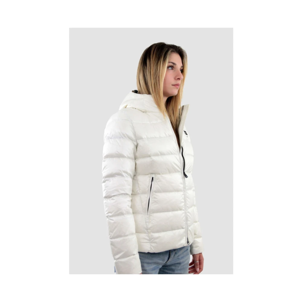 Blauer Lichtgewicht Donsjas Groot White Dames