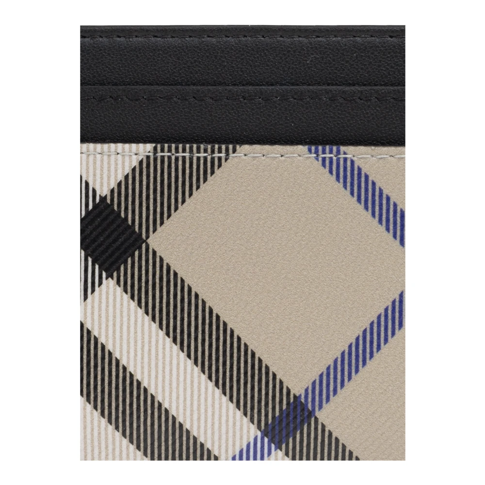 Burberry Checkkaarthouder Beige Dames
