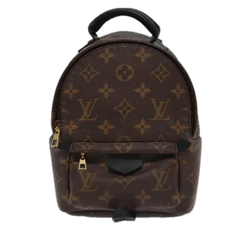 Louis Vuitton Vintage Pre-owned Canvas backpacks Brown Dames