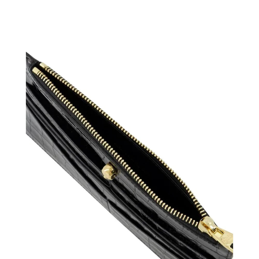 alexander mcqueen Leather wallets Black Dames