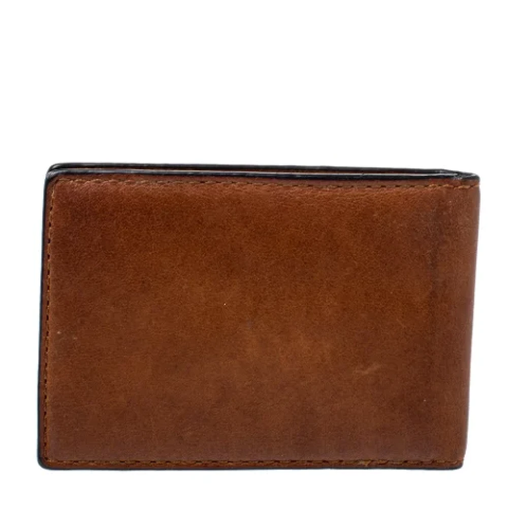 Coach Pre-owned Leather wallets Brown Dames