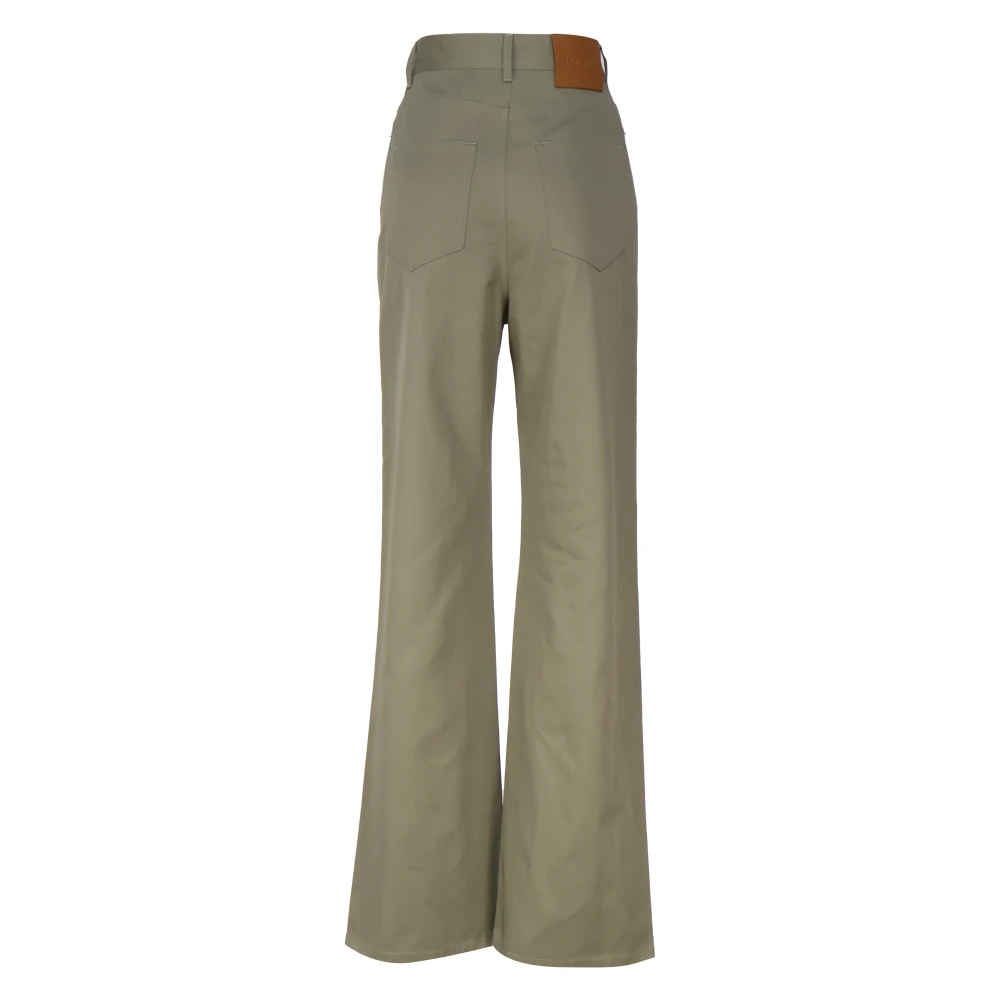 Loewe Army Green Broek Green Dames