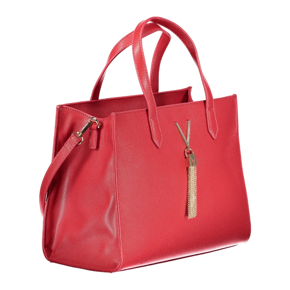 Valentino by Mario Valentino Rode Dames Tas met Verstelbare Band Red Dames