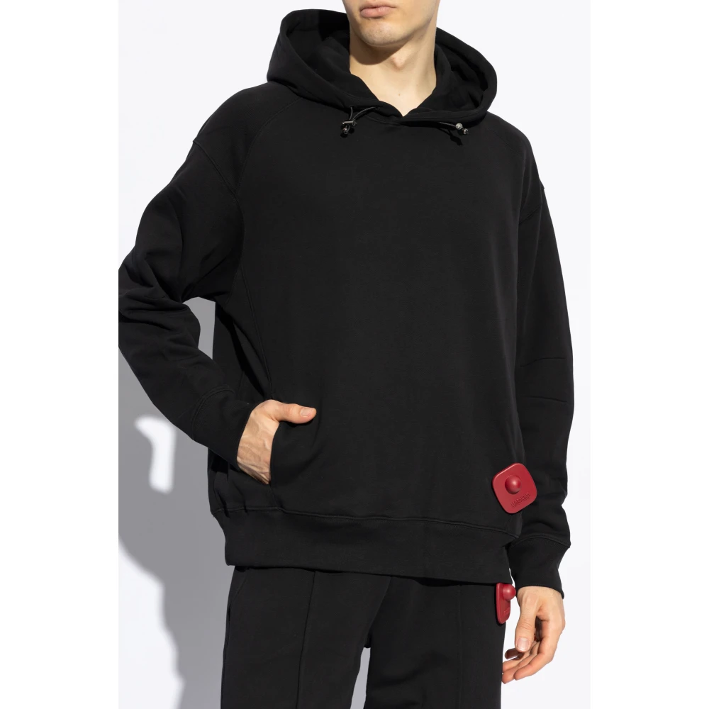 Moschino Katoenen sweatshirt Black Heren