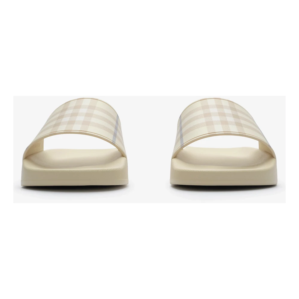 Burberry Slides met ruitpatroon