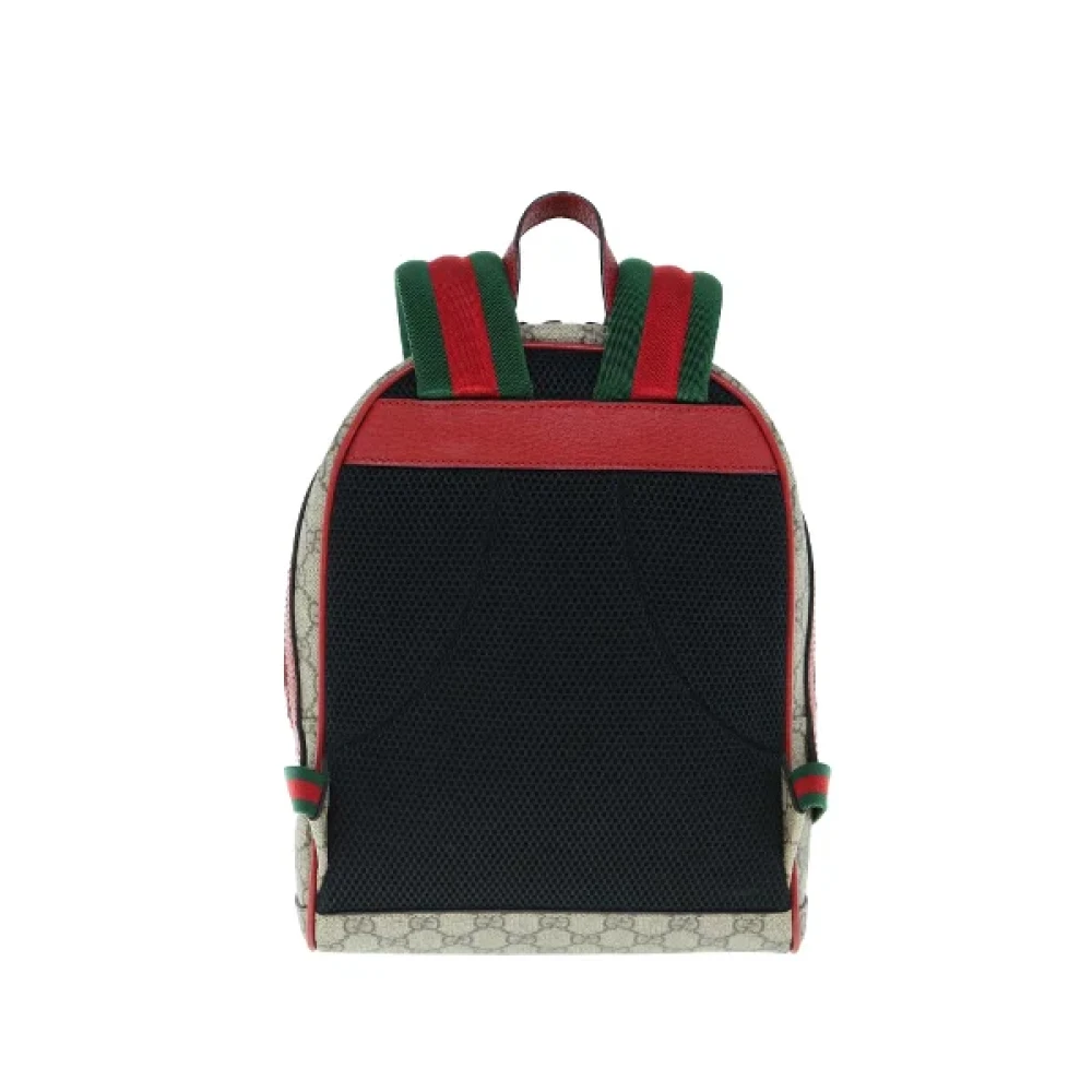 Gucci Vintage Pre-owned Canvas backpacks Multicolor Dames