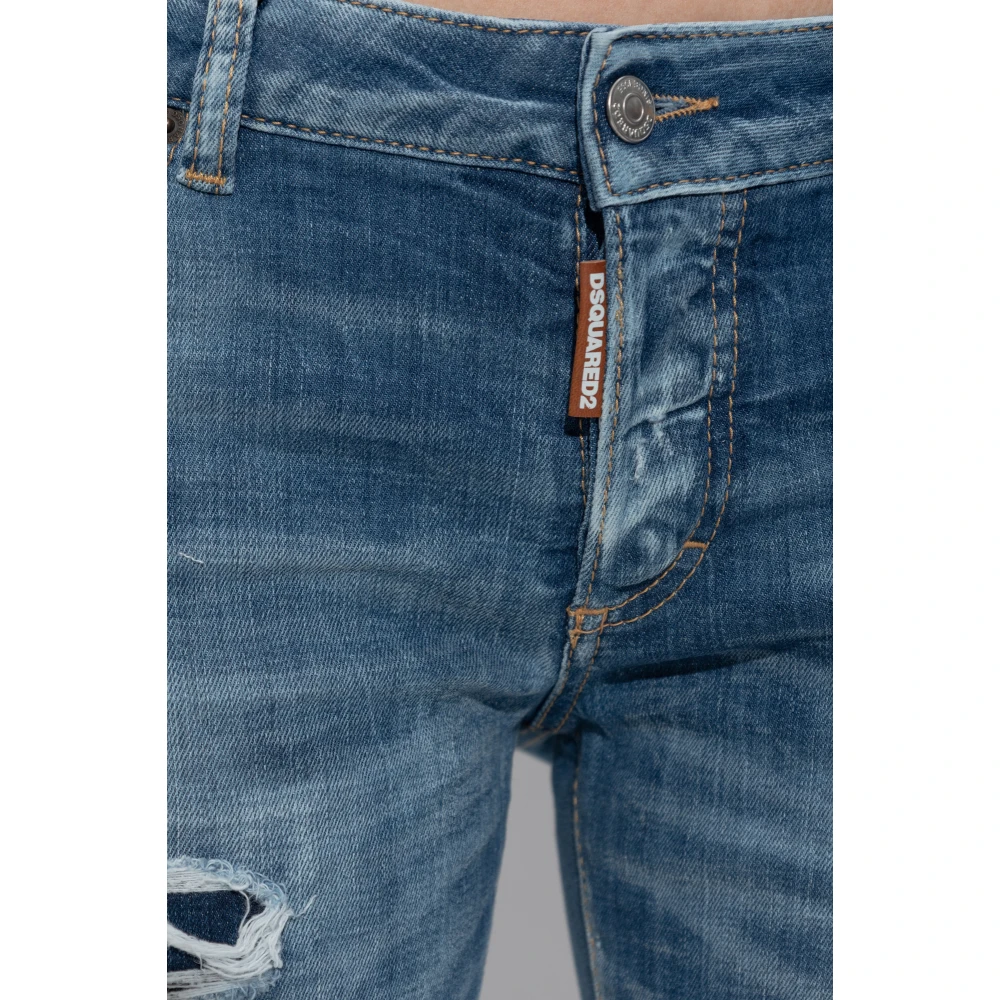 Dsquared2 Jeans Medium Waist Jennifer Blue Dames