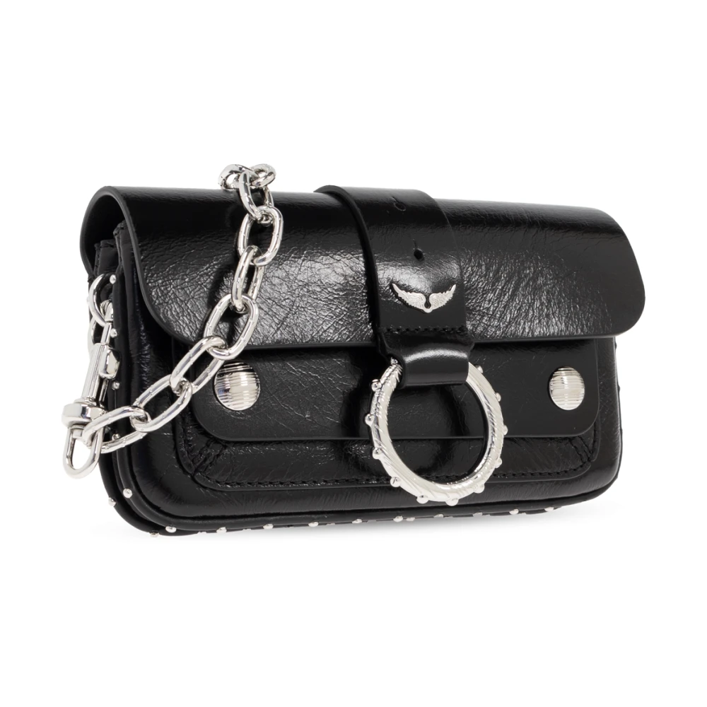 Zadig & Voltaire Leren portemonnee Kate Black Dames