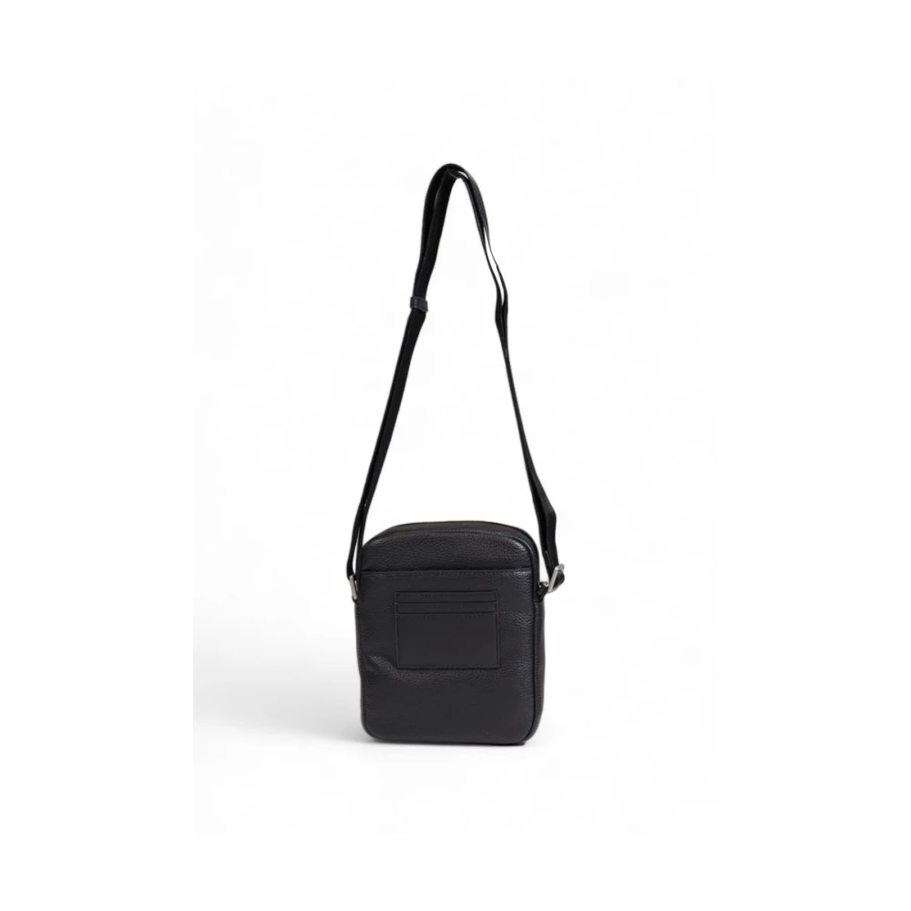 Tommy Hilfiger Zwarte Polyethyleen Tas Herfst Winter Collectie Black Heren